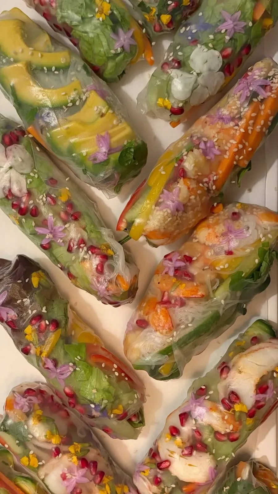 Rainbow Spring Rolls