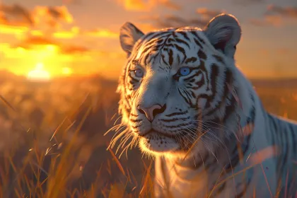 White tiger jigsaw puzzle