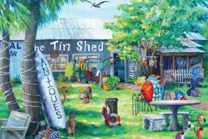 The Tin Shed jigsaw puzzle