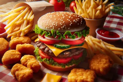 Burger jigsaw puzzle