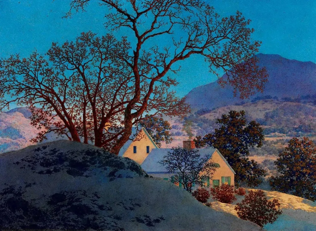 early morning by Maxfield Parrish jigsaw puzzle