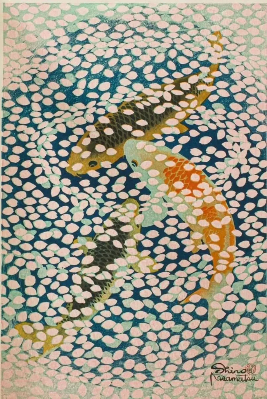 "Waves of petals" by Shiro Kasamatsu (Japan)
