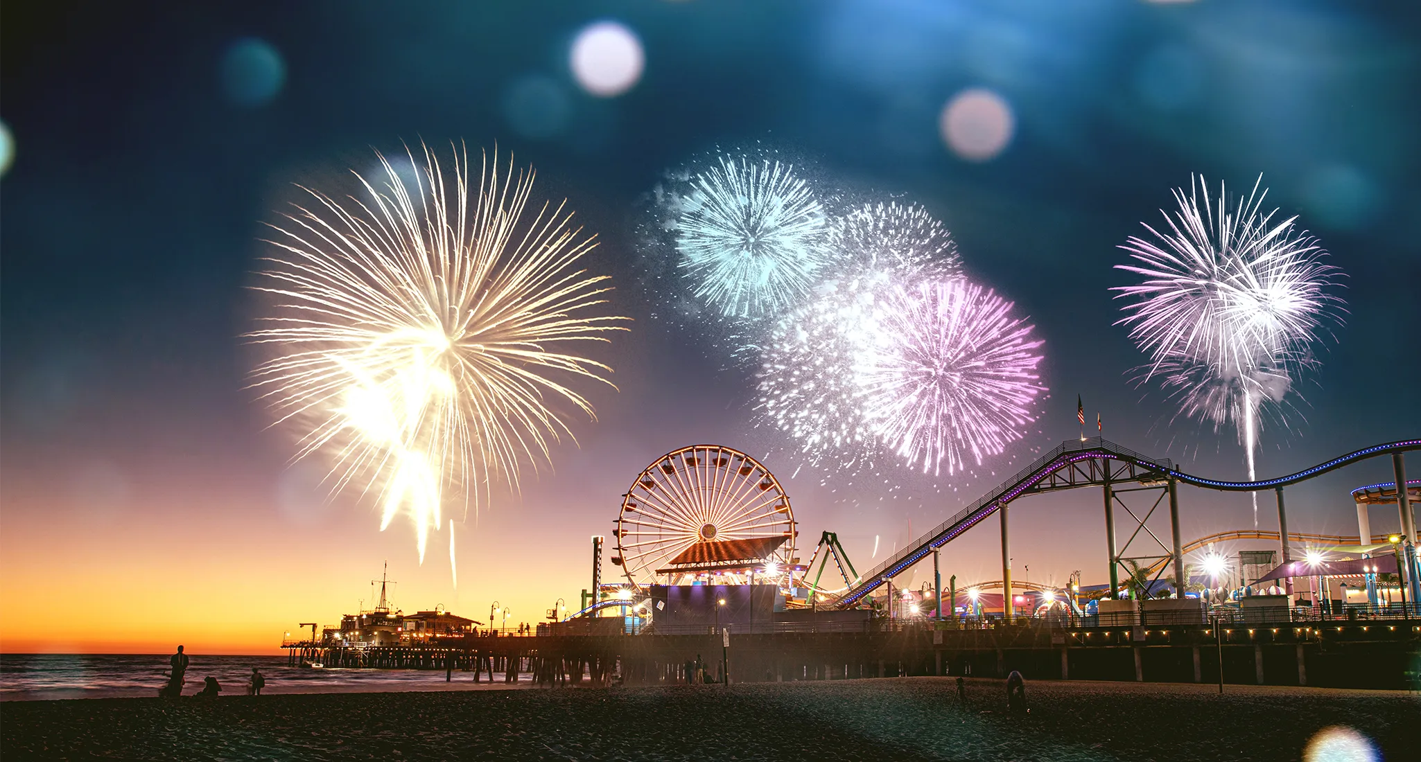 Boardwalk fireworks