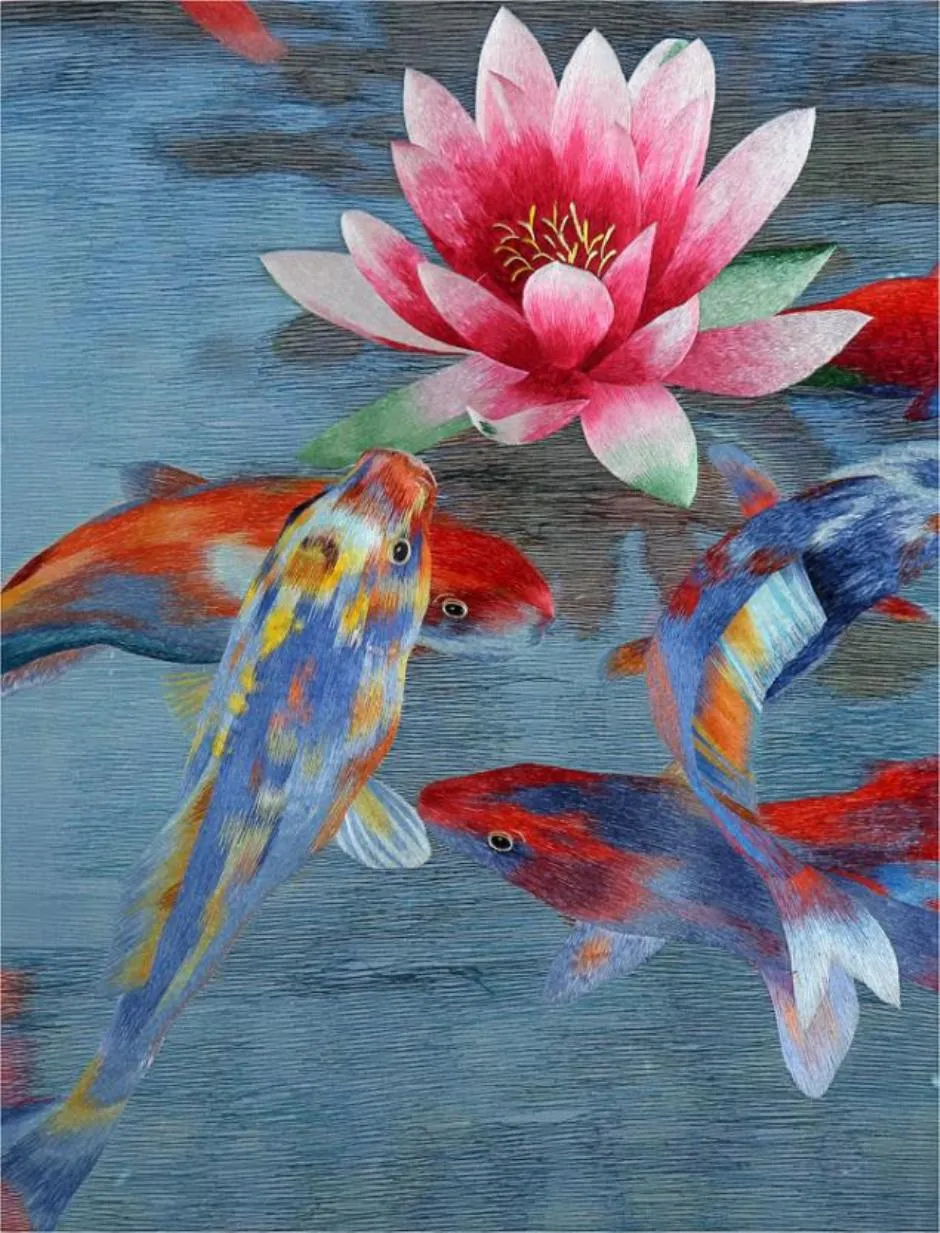 silk embroidery