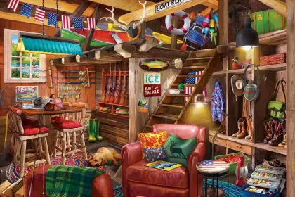 Fish, Hunt, Hibernate jigsaw puzzle
