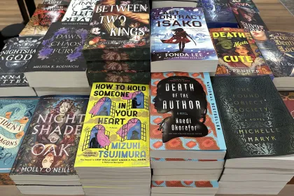 Book display jigsaw puzzle