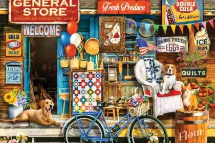 Waiting At the Store jigsaw puzzle