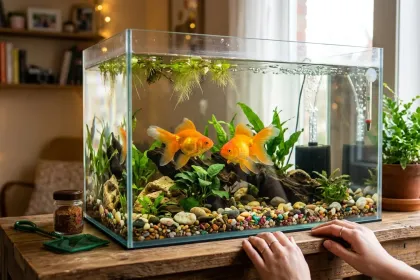 2 gold fish jigsaw puzzle