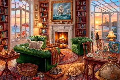 Seaside Study jigsaw puzzle