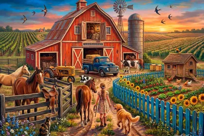 Farm Friends jigsaw puzzle