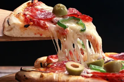 Pizza Cheese Stretch jigsaw puzzle