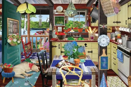 Lake Cottage jigsaw puzzle