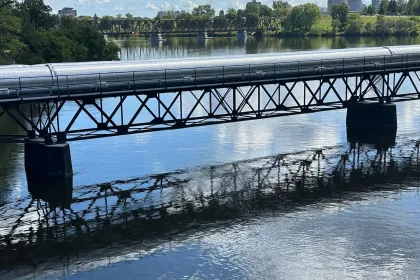 Bridge reflections jigsaw puzzle