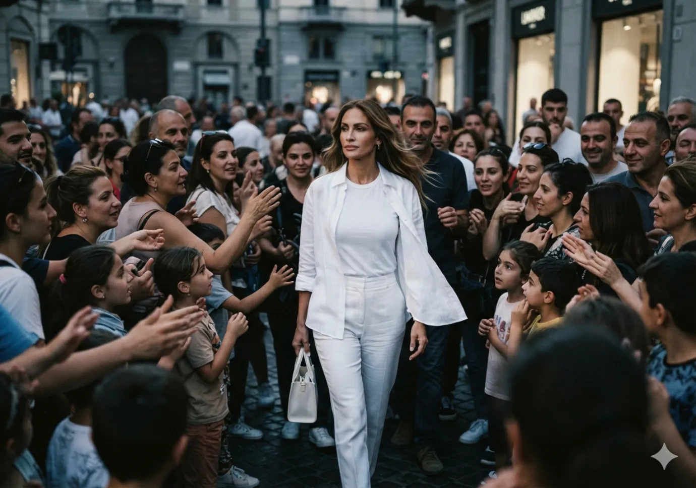 lady in white