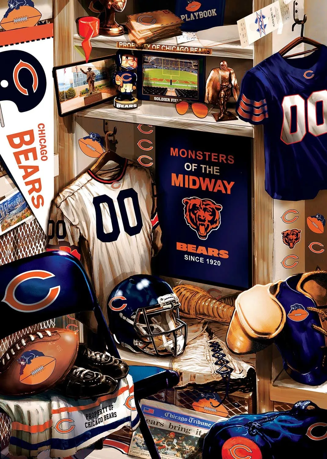 Chicago Bears NFL Locker Room