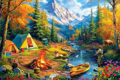Mossy Oak - Wild River Adventure jigsaw puzzle