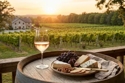 Niagara vineyard sunset jigsaw puzzle
