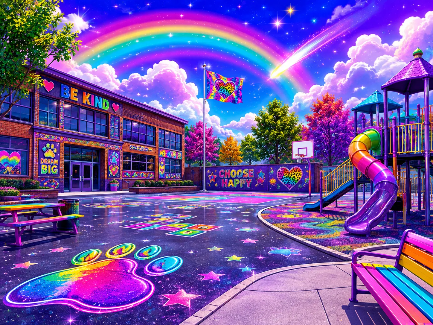 Vibrant School Yard