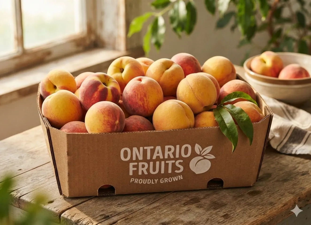 fresh peaches