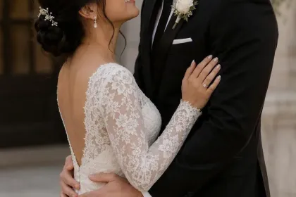 Interacial Marriage: Asian and European jigsaw puzzle