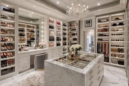 White and Gray Marble Closet jigsaw puzzle