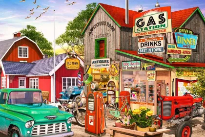 Mom's Diner jigsaw puzzle