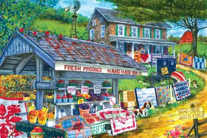 Handmade Quilts jigsaw puzzle