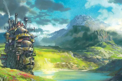 howls moving castle scenery jigsaw puzzle