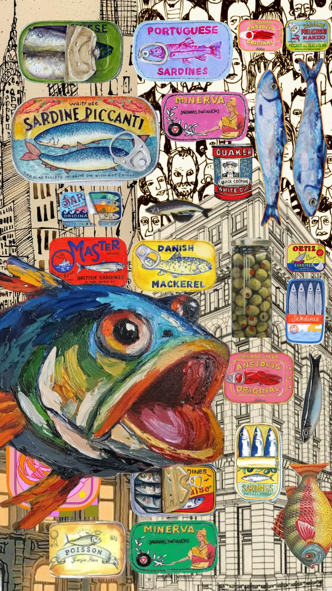 fish collage
