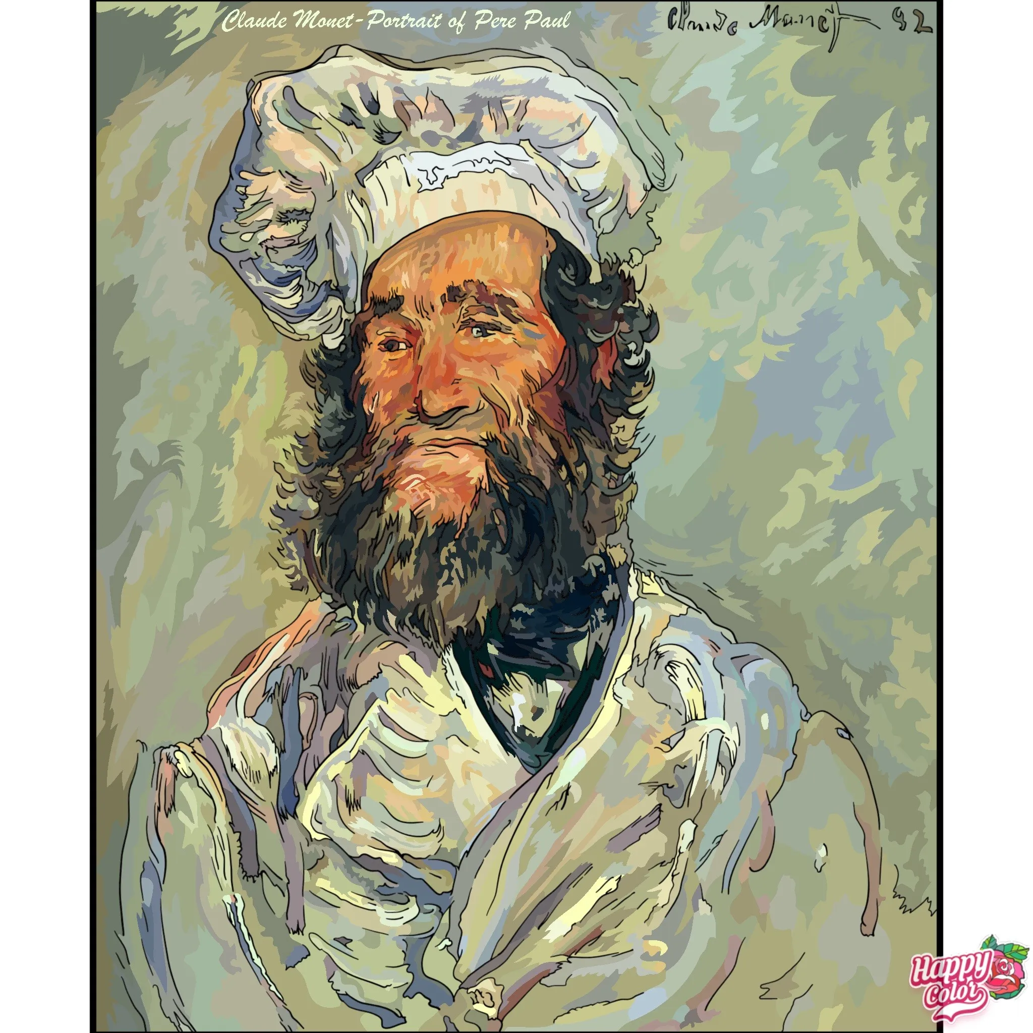 Monet- Portrait of Pere Paul
