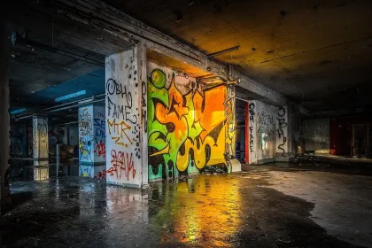 Graffiti in Abandoned Building jigsaw puzzle