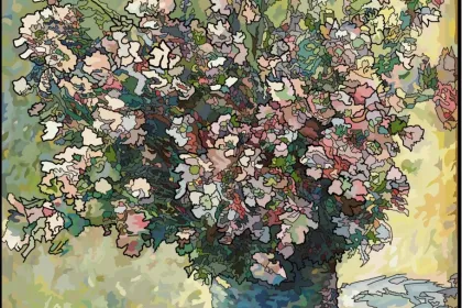 Monet- Vase of Flowers jigsaw puzzle