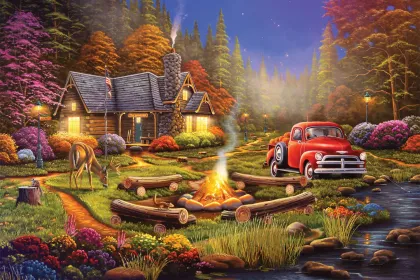 The Woodsmen jigsaw puzzle
