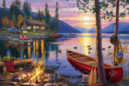 Canoe Lake jigsaw puzzle