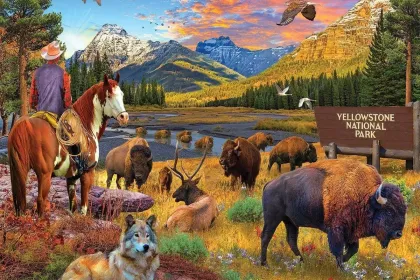 Yellowstone jigsaw puzzle