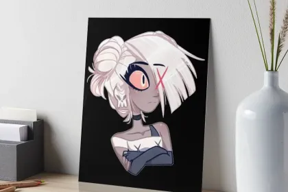 e.g. Vaggie being a queen jigsaw puzzle