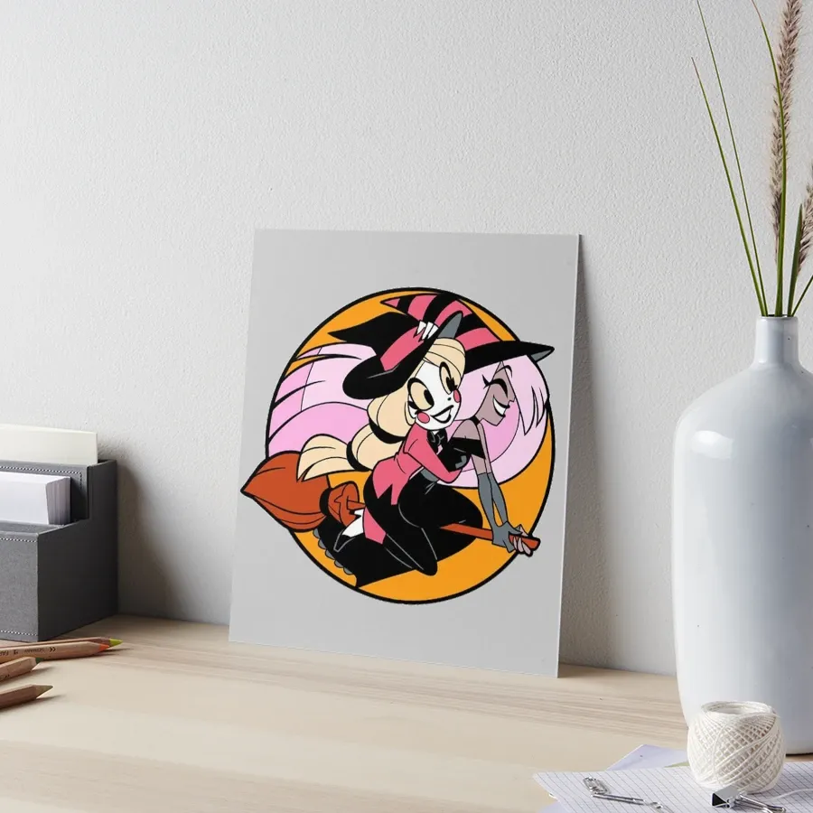 e.g. Vaggie and Charlie Halloween night