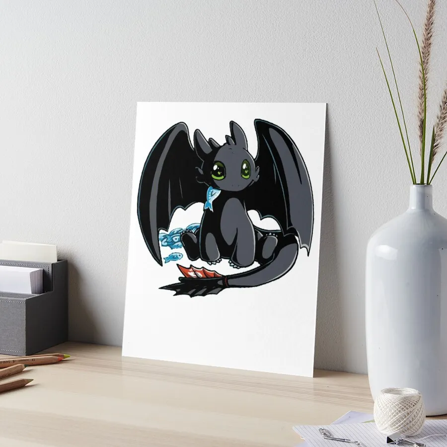 e.g. Toothless found a little snack