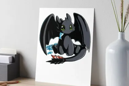 e.g. Toothless found a little snack jigsaw puzzle