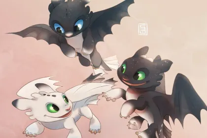 e.g. Toothless's adorable kids jigsaw puzzle