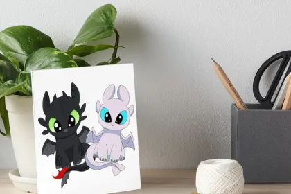 e.g. The cutest dragon couple jigsaw puzzle