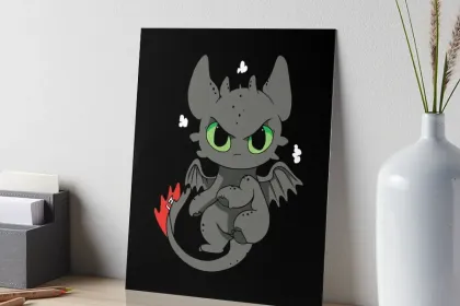 e.g. uh-oh somebody made Toothless angry jigsaw puzzle