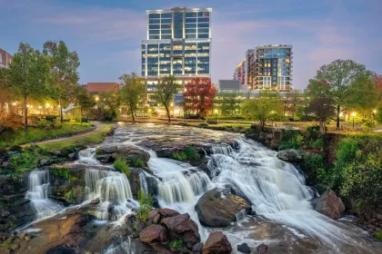 Reedy Falls- Greenville, SC jigsaw puzzle