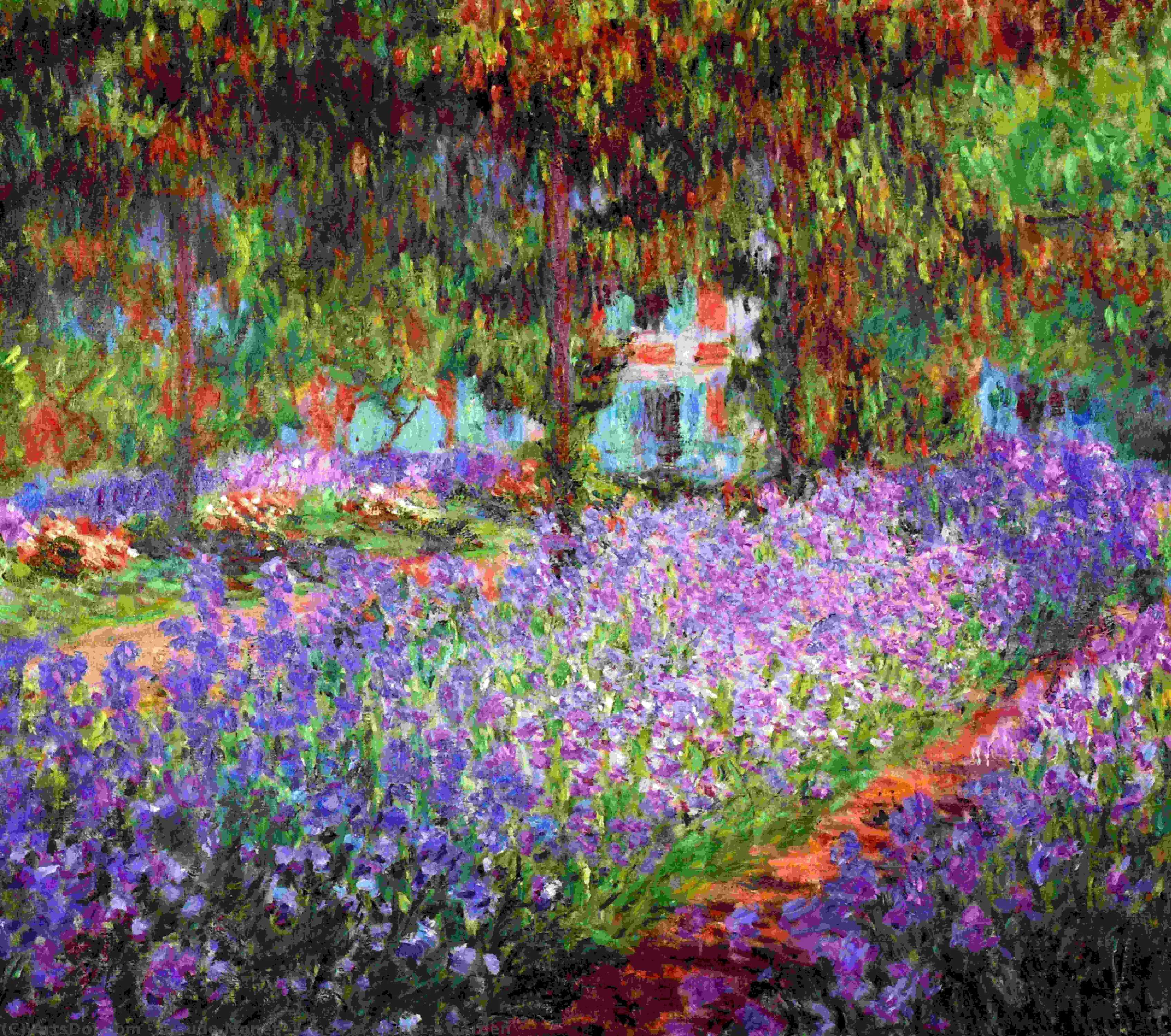 Monet's Irises