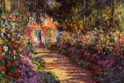 Pathway in Monet's Garden jigsaw puzzle