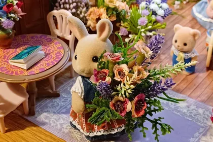 Florist bunny jigsaw puzzle