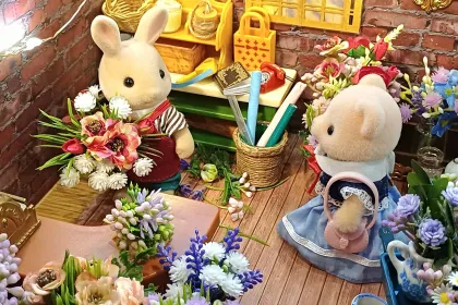 Flower jigsaw puzzle