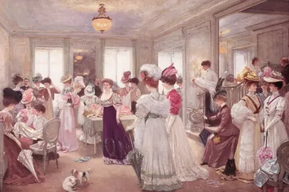 Gervex_Cinq_Heures_Chez_Paquin jigsaw puzzle