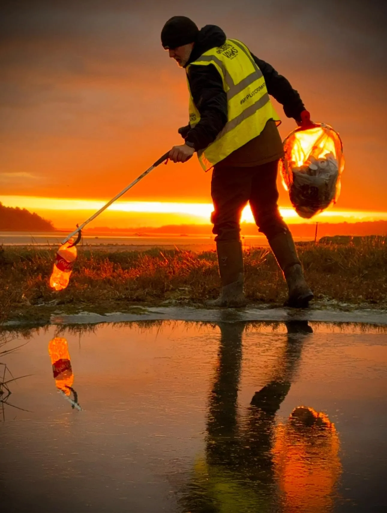 The plastic fisherman