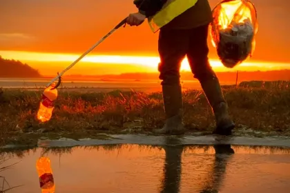 The plastic fisherman jigsaw puzzle